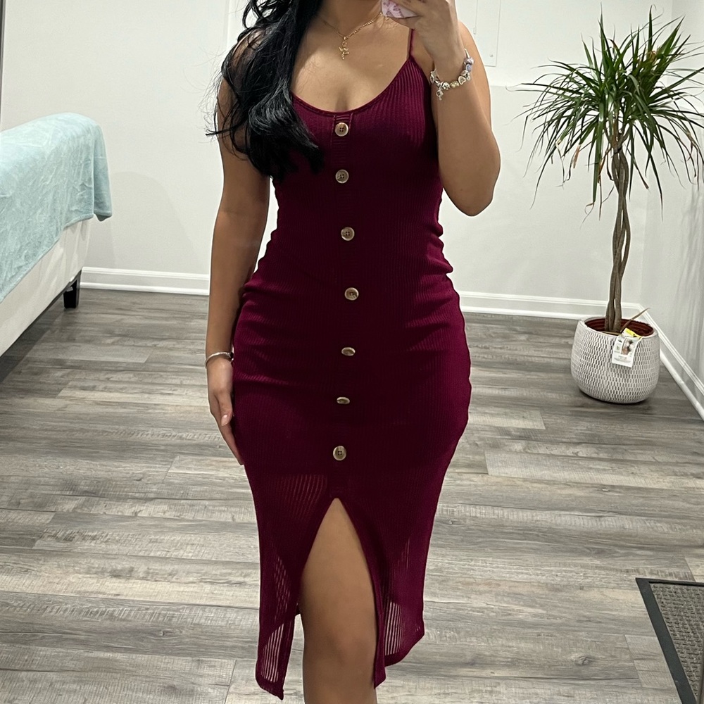 Plum dress from Express